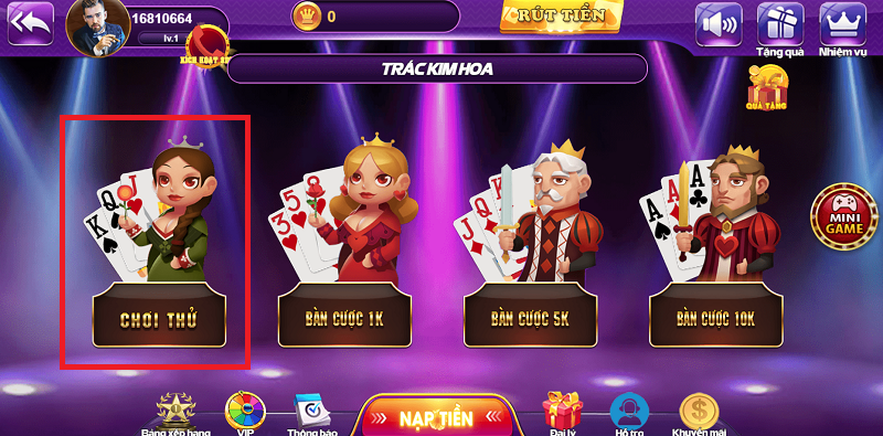 Chơi thử nghiệm trác kim hoa 68 game bài trước khi cá cược số tiền lớn 