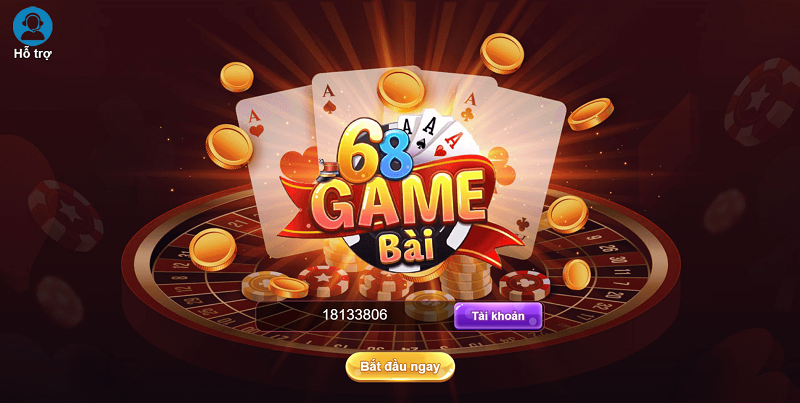 Đăng nhập tài khoản sân chơi 68 game bài cá cược bóng đá ngay