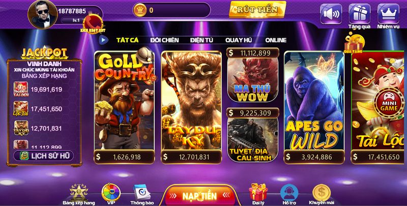 Tây du ký tại 68 game bài là trò chơi jackpot cực vui nhộn