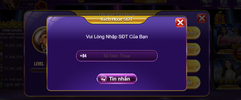 Thao tác tạo tài khoản 68 game bài cực đơn giản